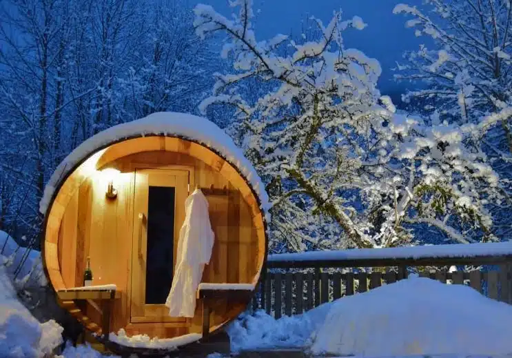 modèle sauna pour 1 à 2 personnes